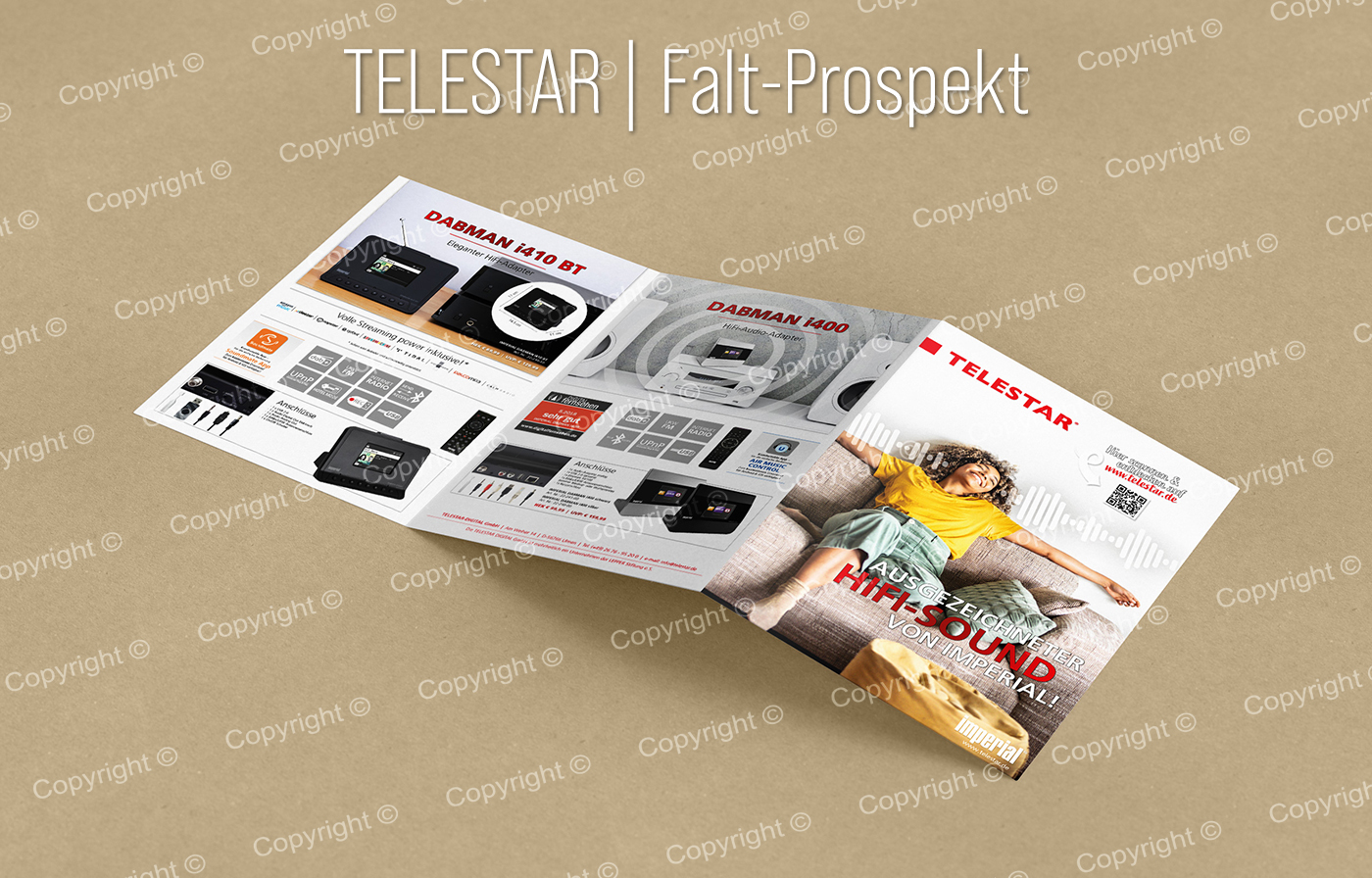 TELESTAR Produkt-Falt-Flyer